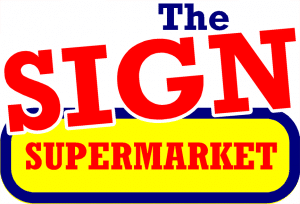 the sign supermarket