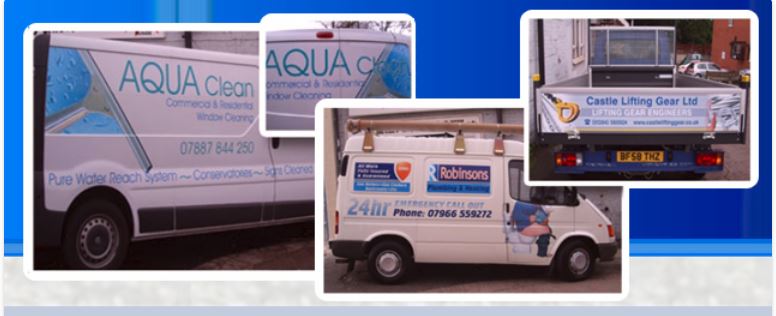 vinyl graphics and vehicle signage