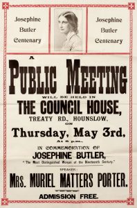 public meeting poster print