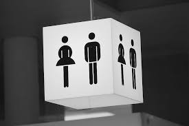 toilet sign light boxes